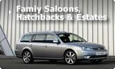 Family Saloon, Hatchback and Estates